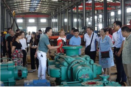 湖南省五金机电商会至中联泵业参观交流,探讨离心泵发展方向